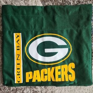 Green Bay Packer NFL Window Valance, Rod Opening 3" Sz 88 inches Long X 16" Wide